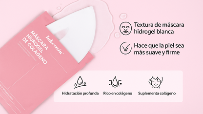 Mascarilla facial de biocolàgeno hidratante profunda, iluminadora de la piel
