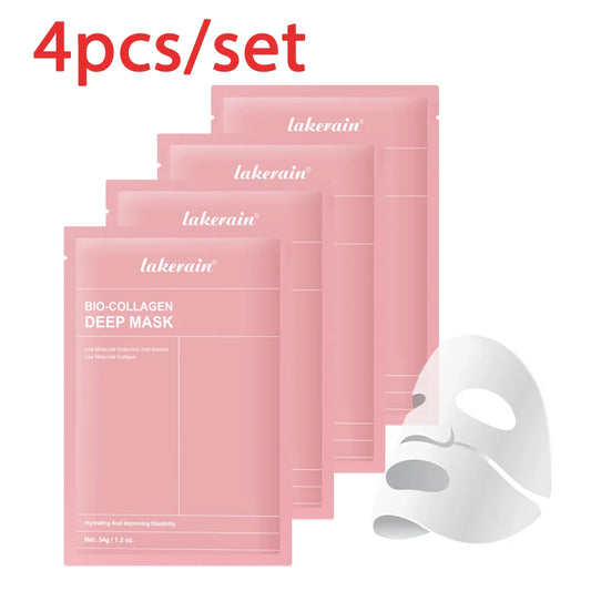 Mascarilla facial de biocolàgeno hidratante profunda, iluminadora de la piel