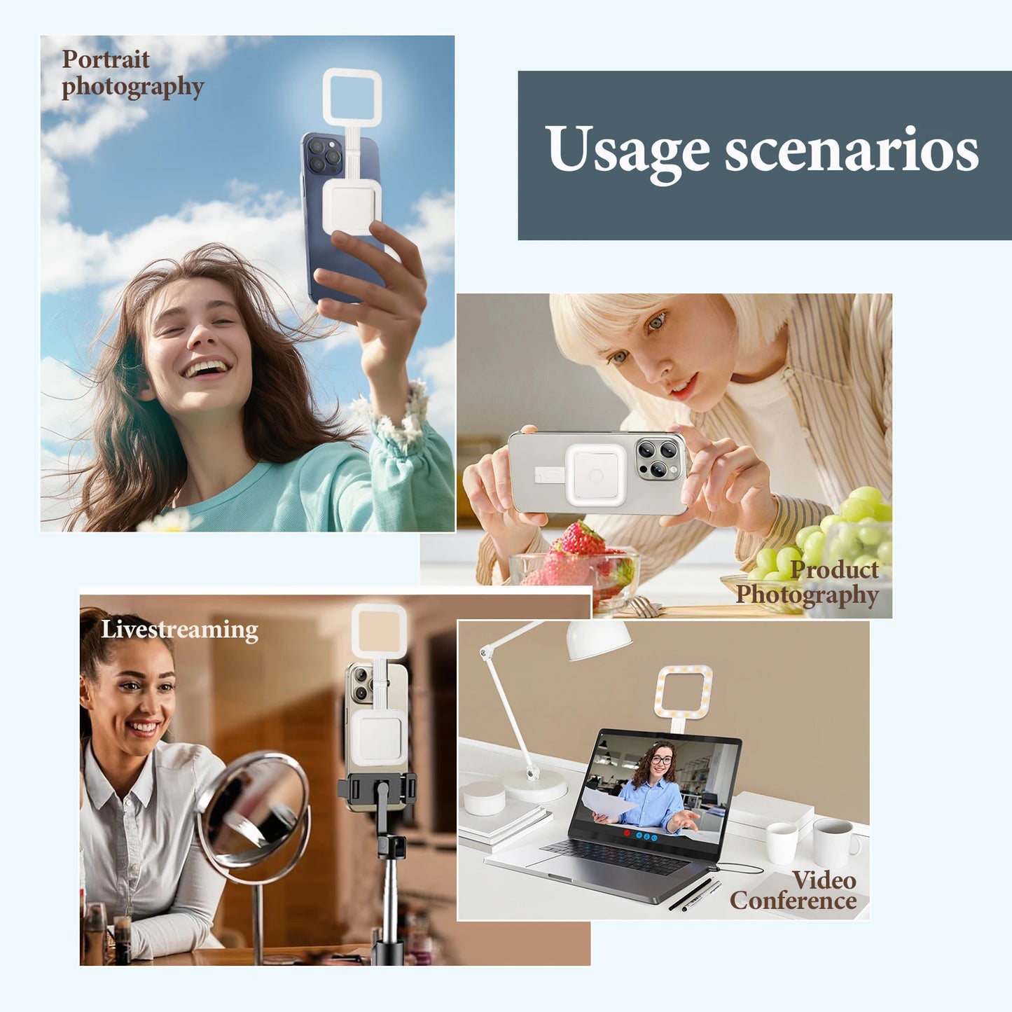Luz Led Selfie Universal para teléfono